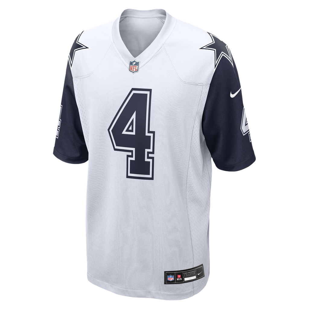 Men's Dallas Cowboys Dak Prescott Nike Navy Alternate Game Team Jersey
