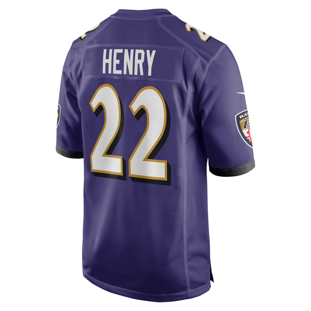 Men's Baltimore Ravens Derrick Henry Nike Purple Game Player Jersey