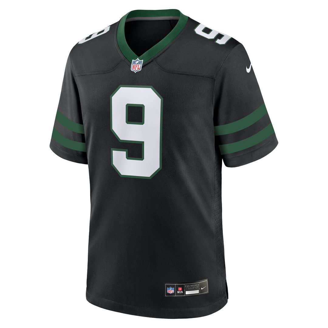 Men's New York Jets Will McDonald IV Nike Legacy Black Alternate Game Jersey