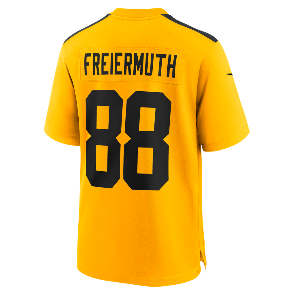 Men's Pittsburgh Steelers Pat Freiermuth Nike Black Game Jersey