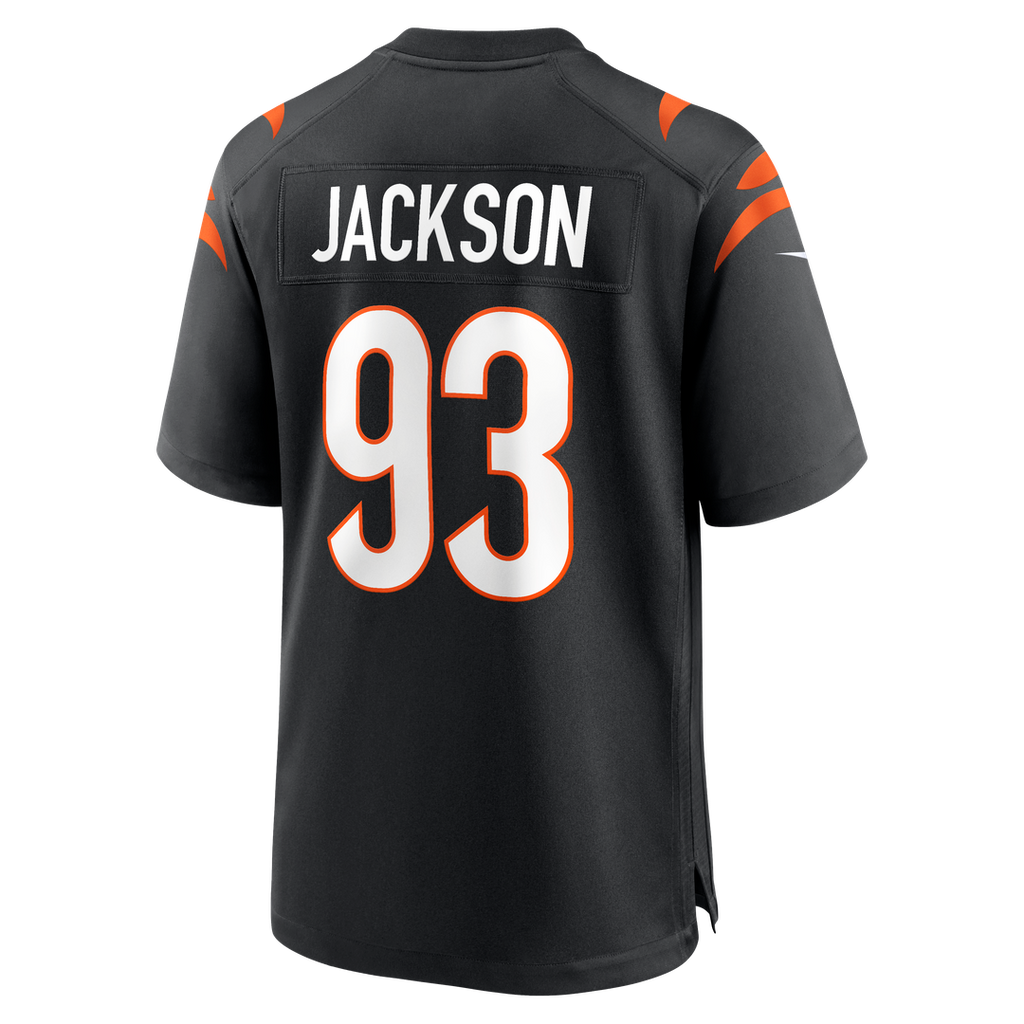 Men's Cincinnati Bengals McKinnley Jackson Nike  Black  Game Jersey