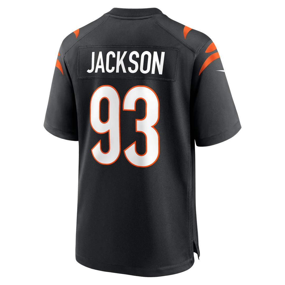 Men's Cincinnati Bengals McKinnley Jackson Nike  Black  Game Jersey