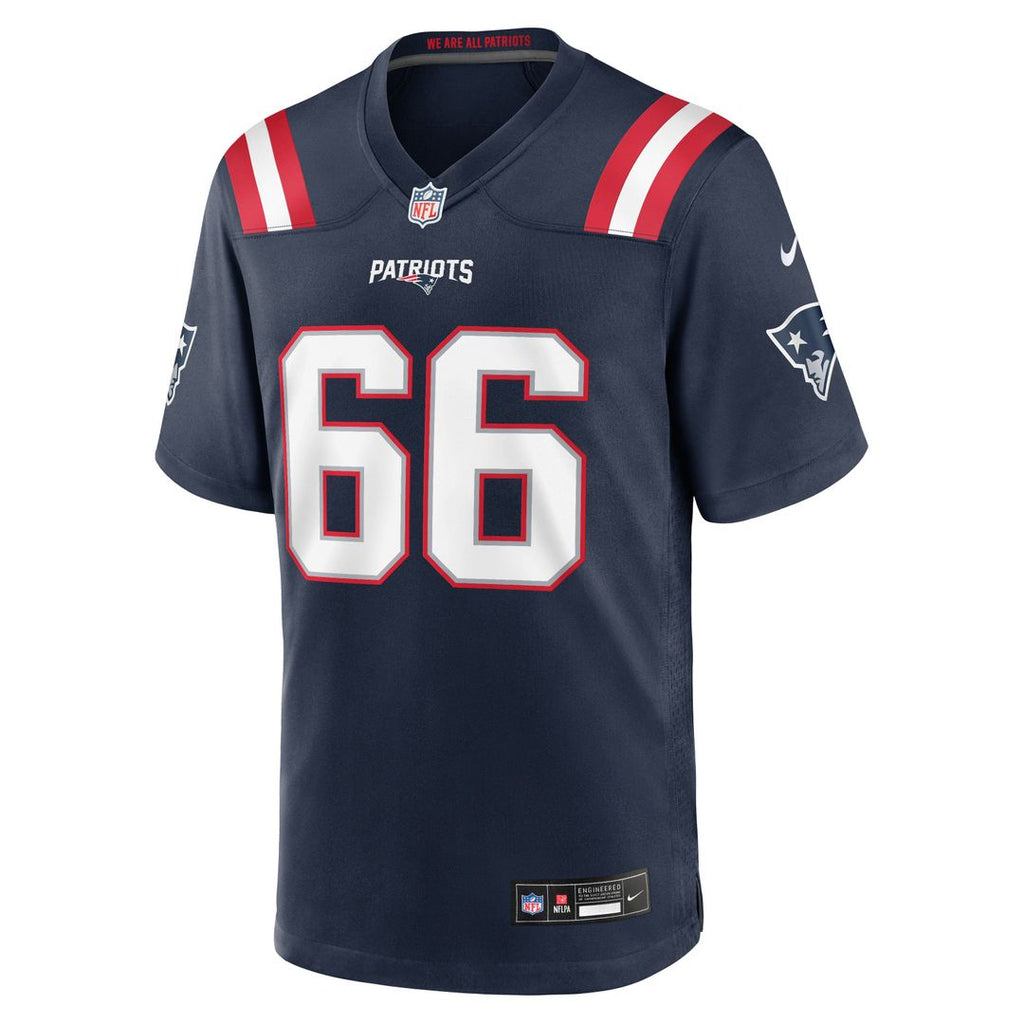 Men's New England Patriots Will Campbell Nike Navy Team Game Jersey