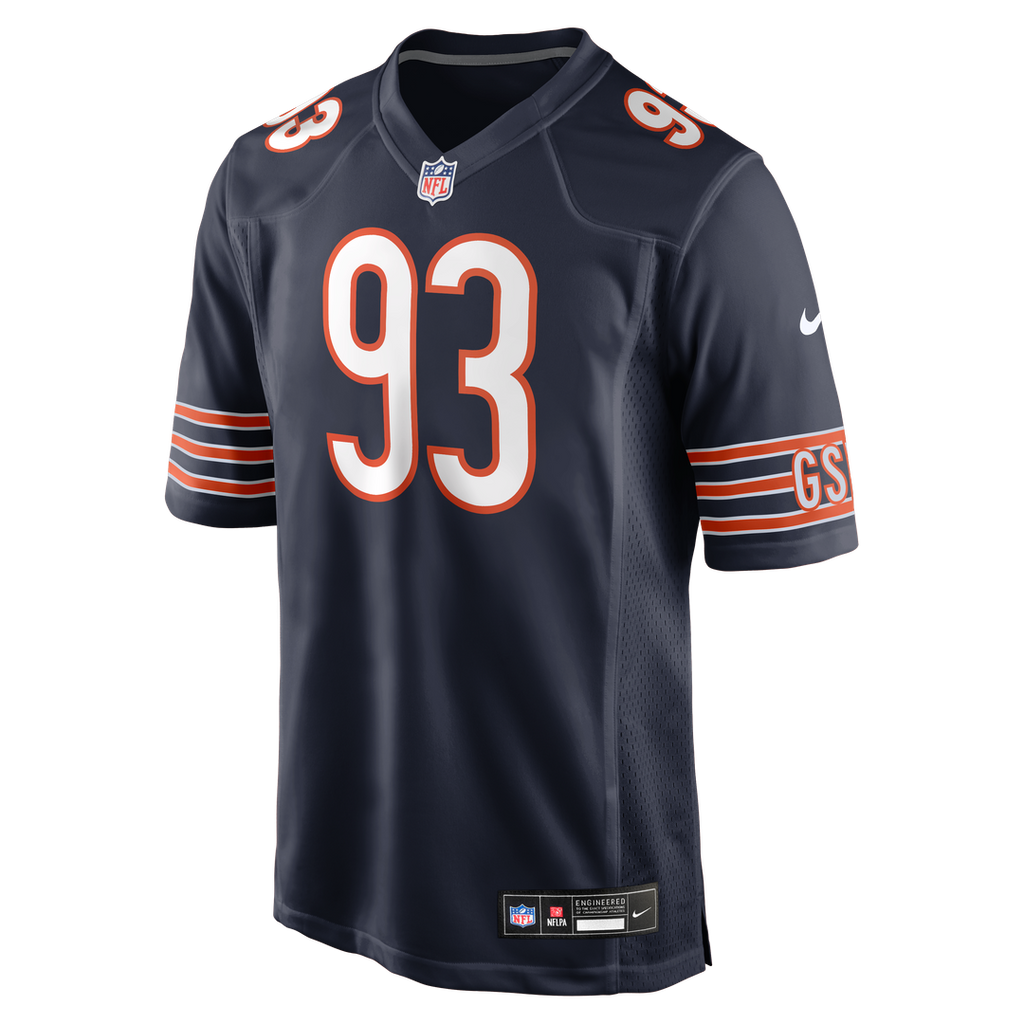 Men's Chicago Bears Kentavius Street Nike  Navy Team Game Jersey