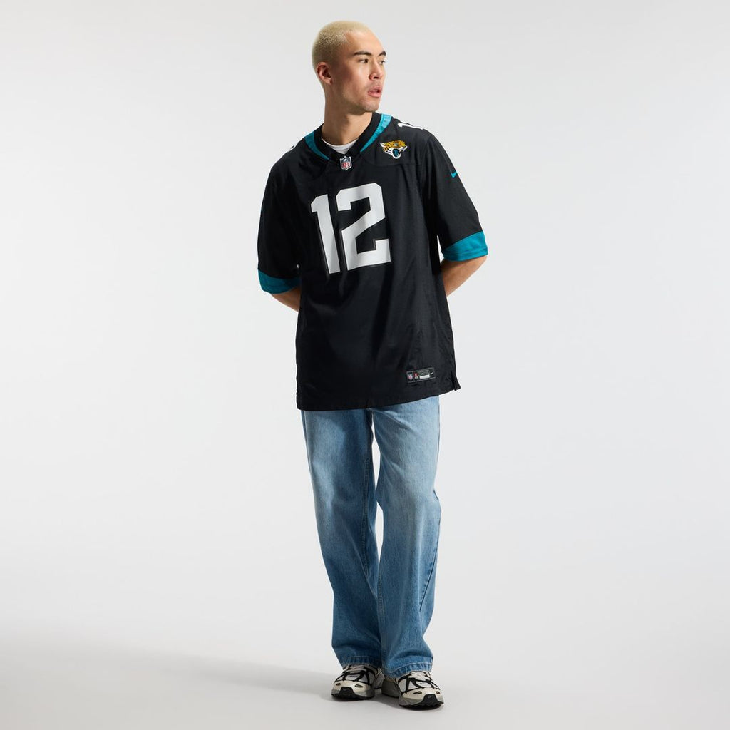 Men's Jacksonville Jaguars Travis Hunter Nike Black Alternate Game Jersey