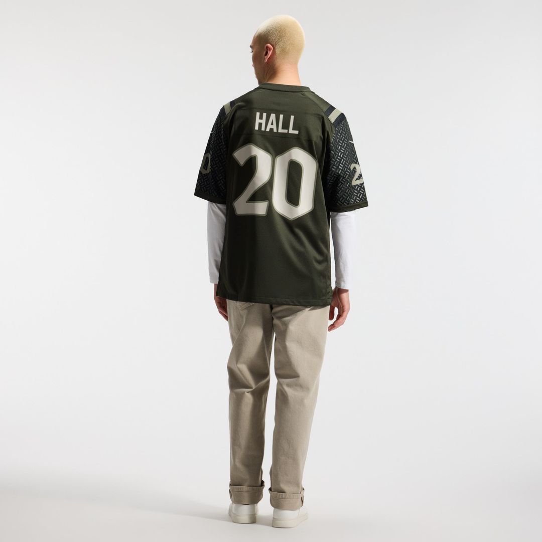 Men's New York Jets Breece Hall Nike Green Rivalries Collection Game Jersey