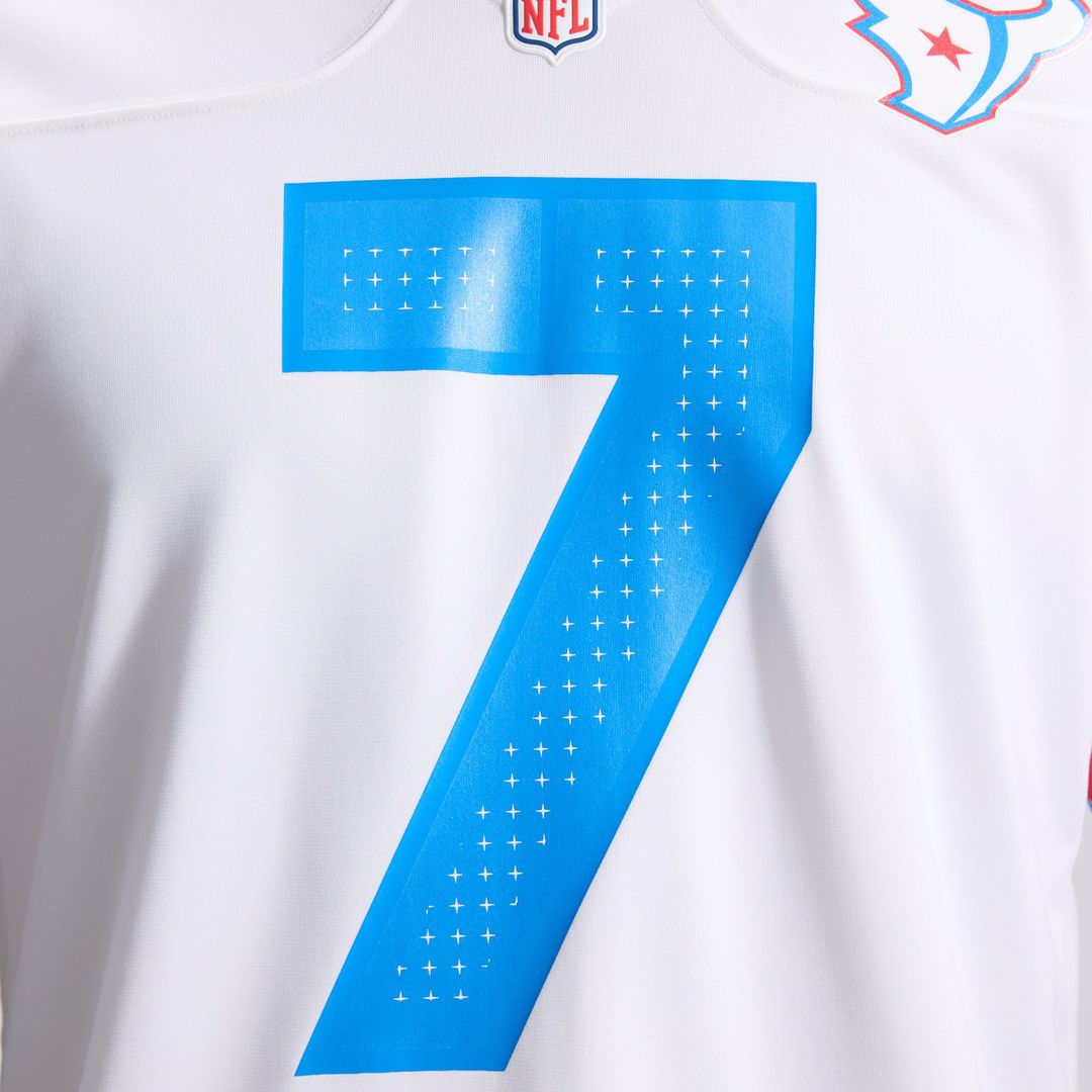 Men's Houston Texans C.J. Stroud Nike White 2026 Rivalries Collection Game Jersey
