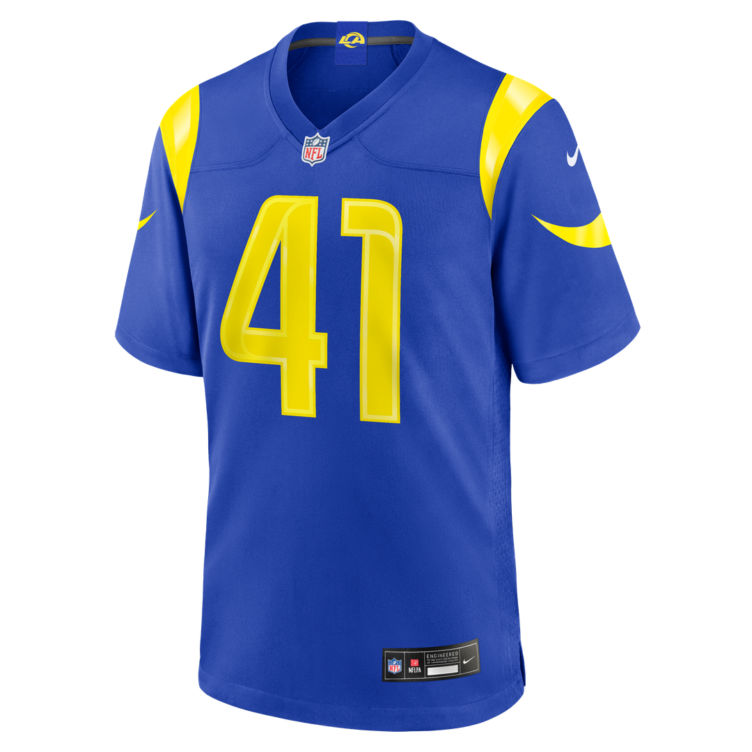 Men's Los Angeles Rams Zech McPhearson Nike Royal Team Game Jersey