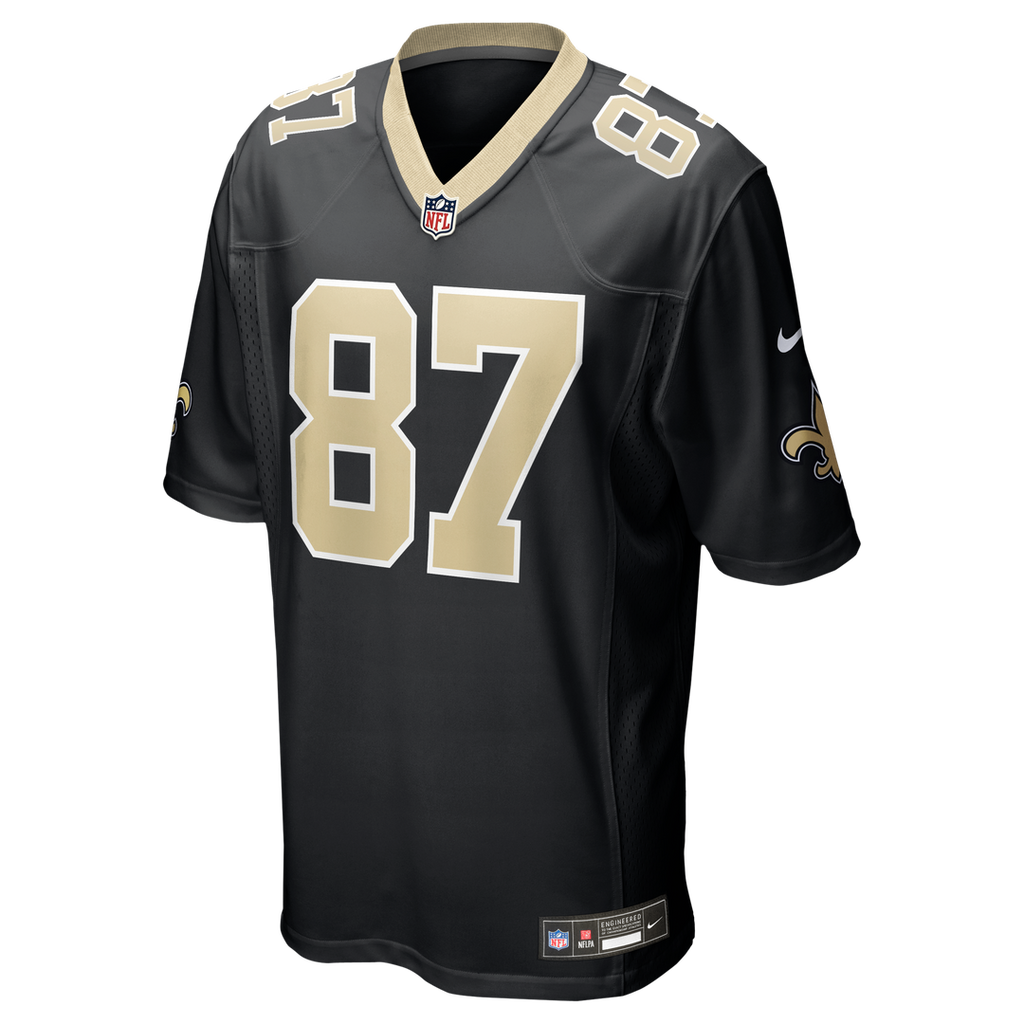 Men's New Orleans Saints Joe Horn Nike Black Game Retired Player Jersey