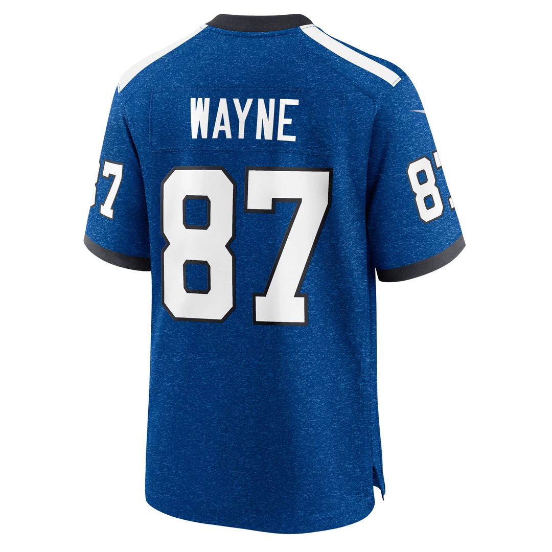 Men's Indianapolis Colts Reggie Wayne Nike Blue Retired Player Alternate Game Jersey