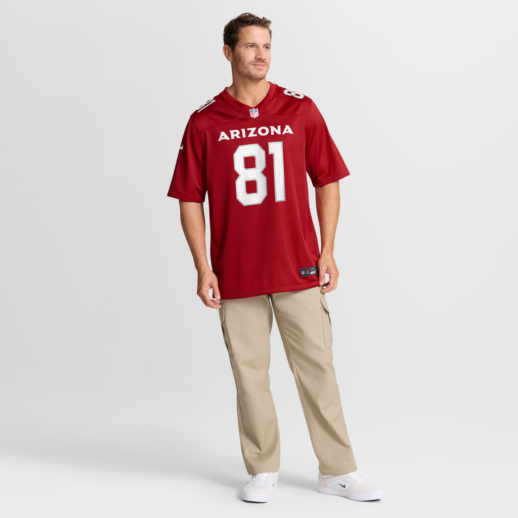 Men's Arizona Cardinals Travis Vokolek Nike  Cardinal Team Game Jersey