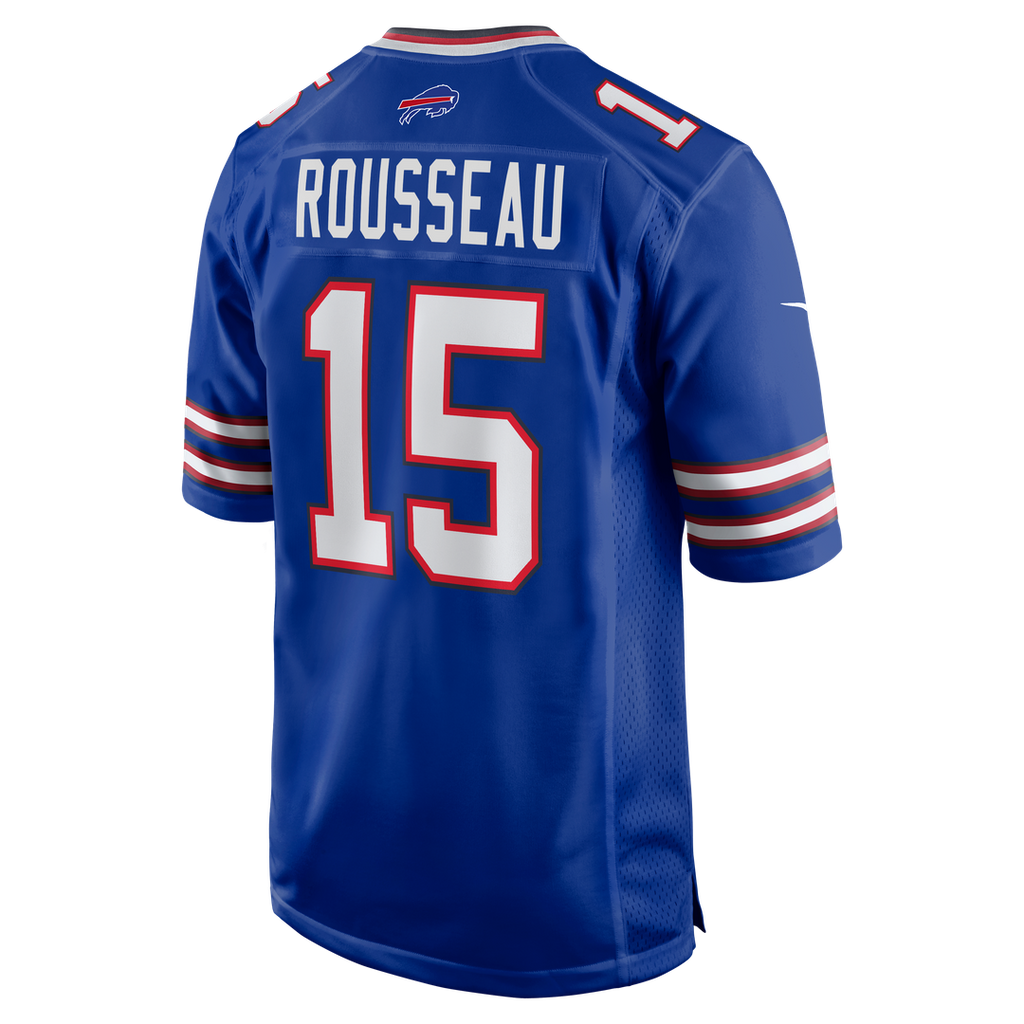 Men's Buffalo Bills Gregory Rousseau Nike Royal Team Game Jersey