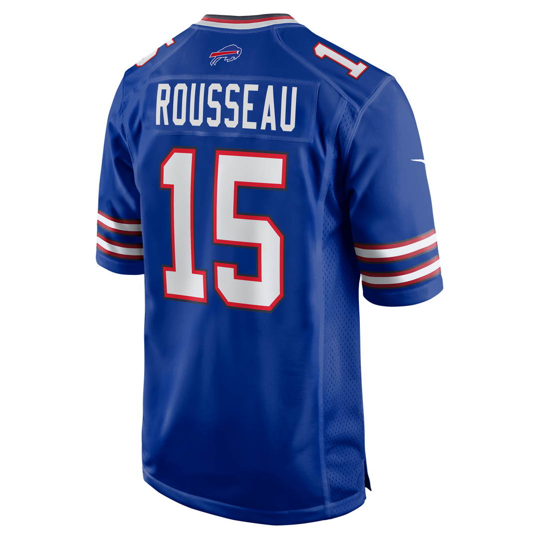 Men's Buffalo Bills Gregory Rousseau Nike Royal Team Game Jersey