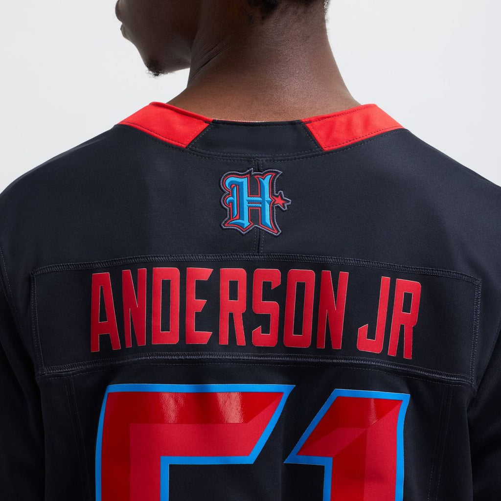 Men's Houston Texans Will Anderson Jr. Nike Navy 2nd Alternate Vapor F.U.S.E. Limited Jersey