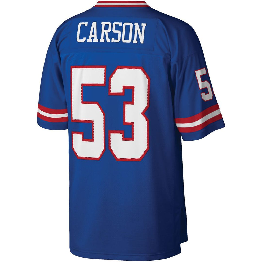 Men's New York Giants Harry Carson Mitchell & Ness Royal Legacy Replica Jersey