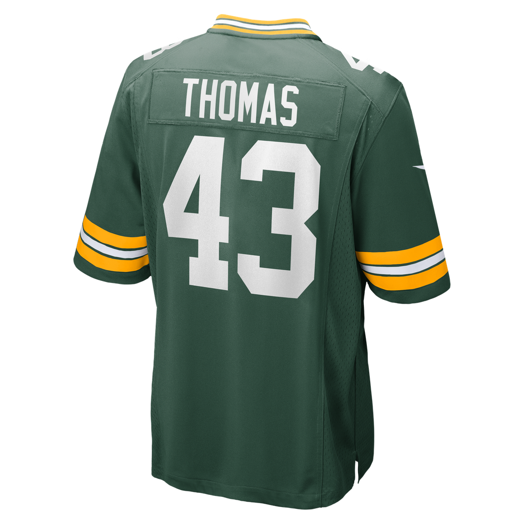 Men's Green Bay Packers Kiondre Thomas Nike Green Game Player Jersey