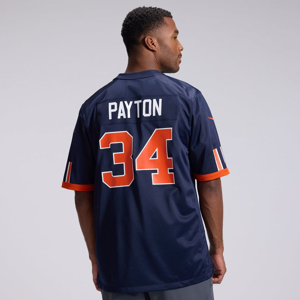 Men's Chicago Bears Walter Payton Nike Navy 2026 Rivalries Collection Game Jersey