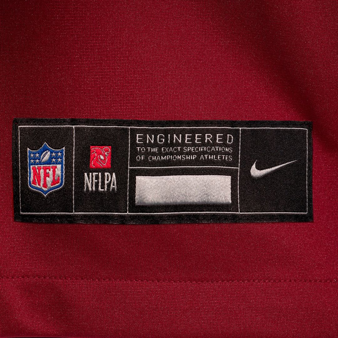 Men's Washington Commanders Number 1 Groom Nike Burgundy Game Jersey
