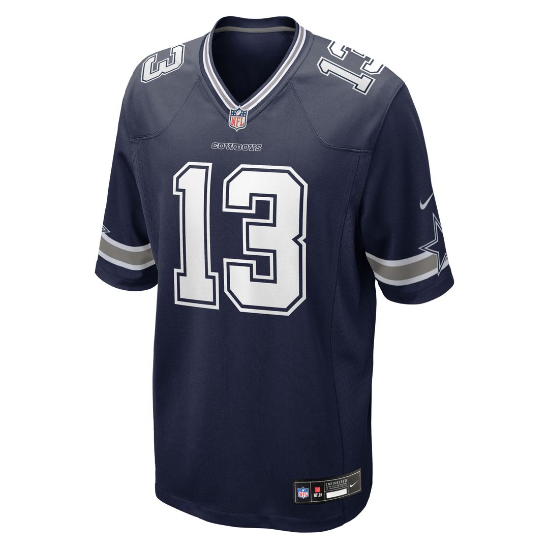 Men's Dallas Cowboys Caleb Downs Nike Navy Team Game Jersey