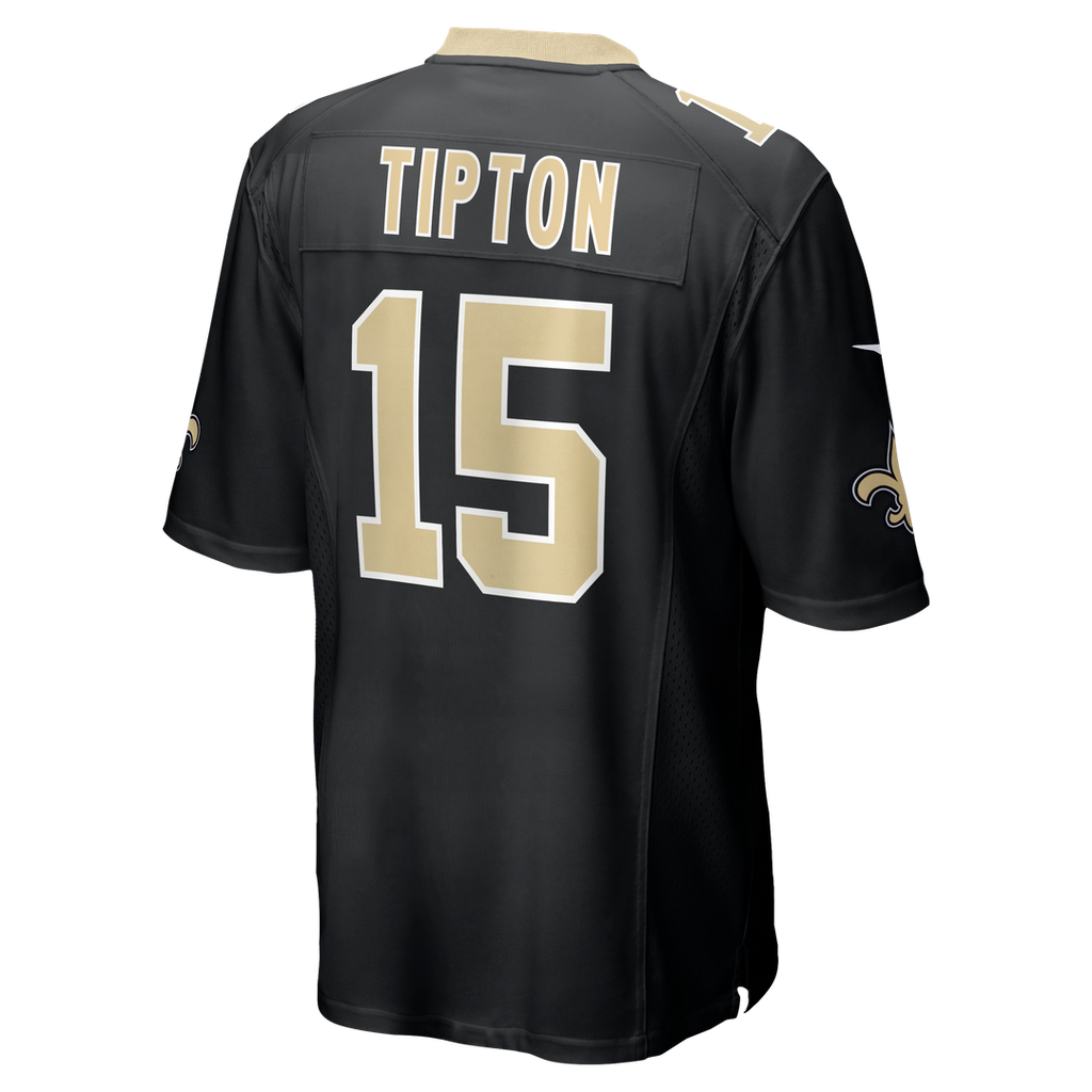 Men's New Orleans Saints Mason Tipton Nike  Black Team Game Jersey