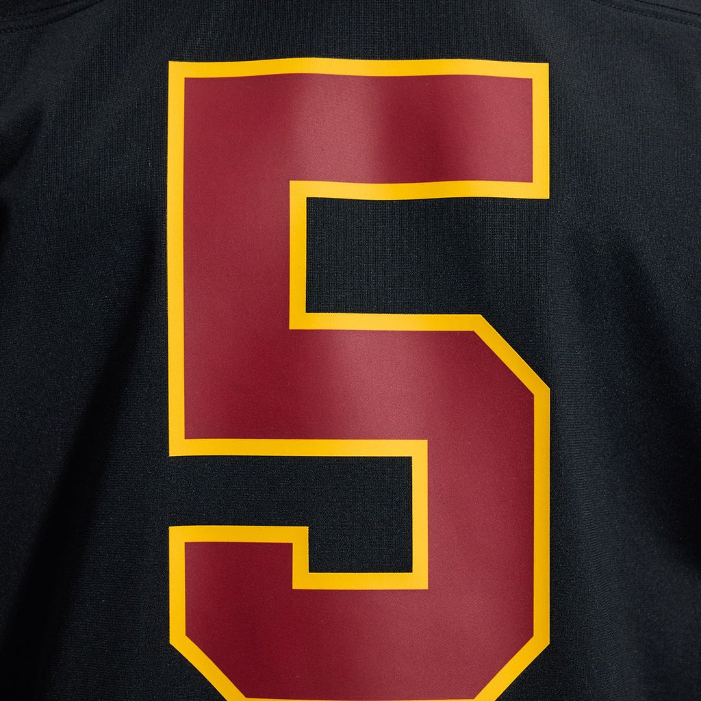 Hail Raiser Men's Washington Commanders Jayden Daniels Nike Black Alternate Game Jersey