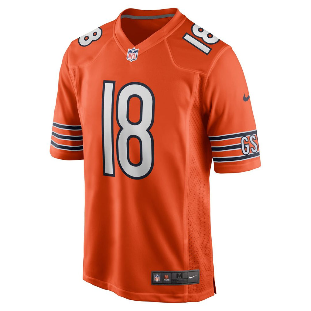 Men's Chicago Bears Caleb Williams Nike Orange Alternate  Player Game Jersey