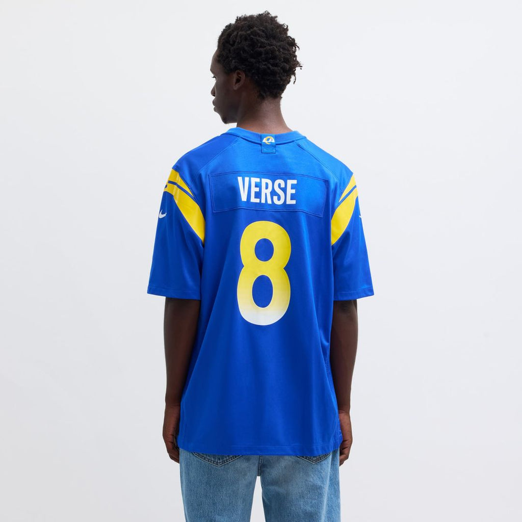 Men's Los Angeles Rams Jared Verse Nike Royal  Player Game Jersey
