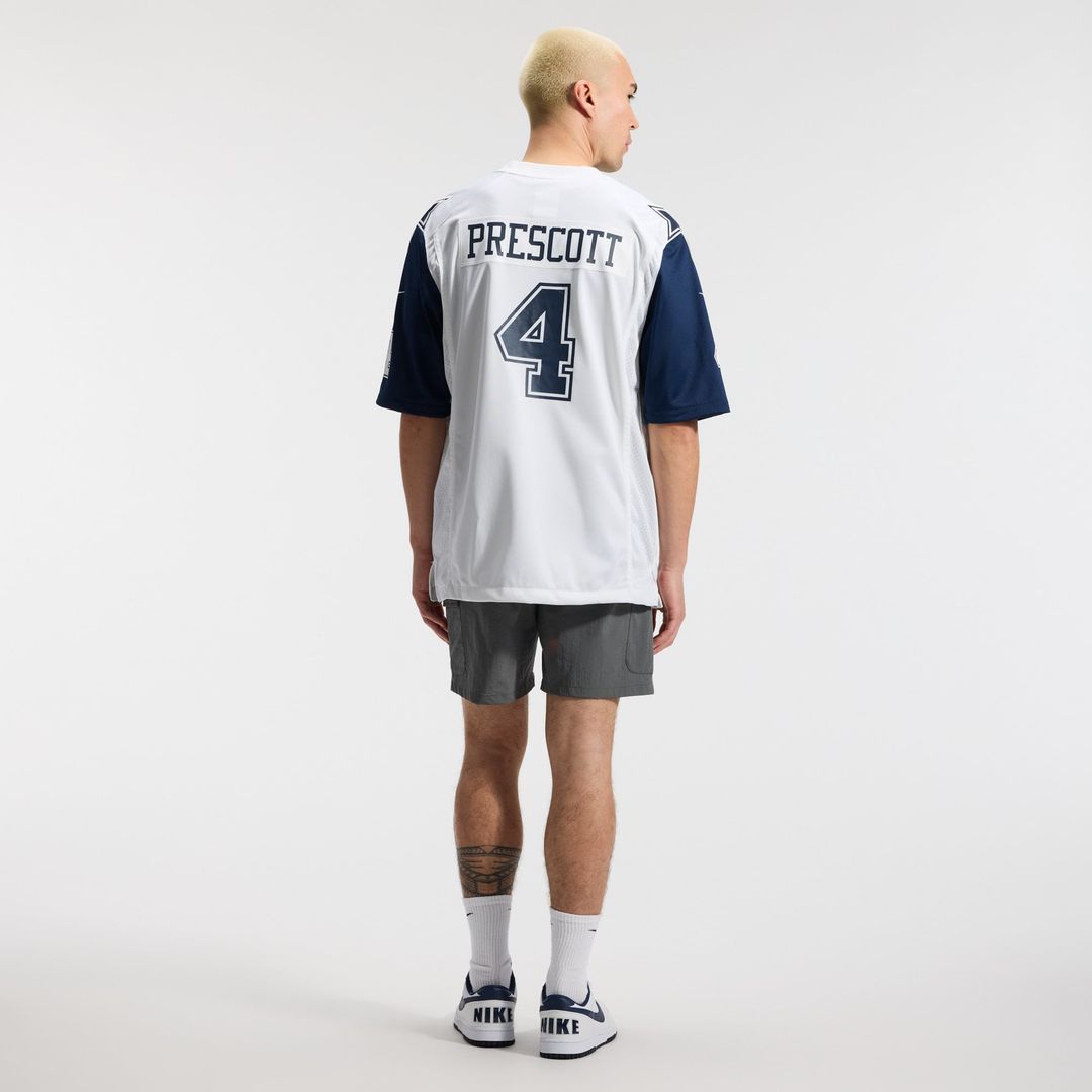 Men's Dallas Cowboys Dak Prescott Nike White Alternate Game Team Jersey