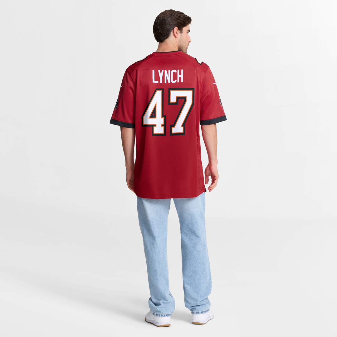 Men's Tampa Bay Buccaneers John Lynch Nike Red Game Retired Player Jersey