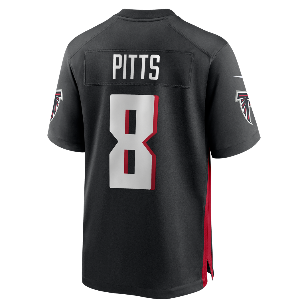 Men's Atlanta Falcons Kyle Pitts Nike Black Game Jersey