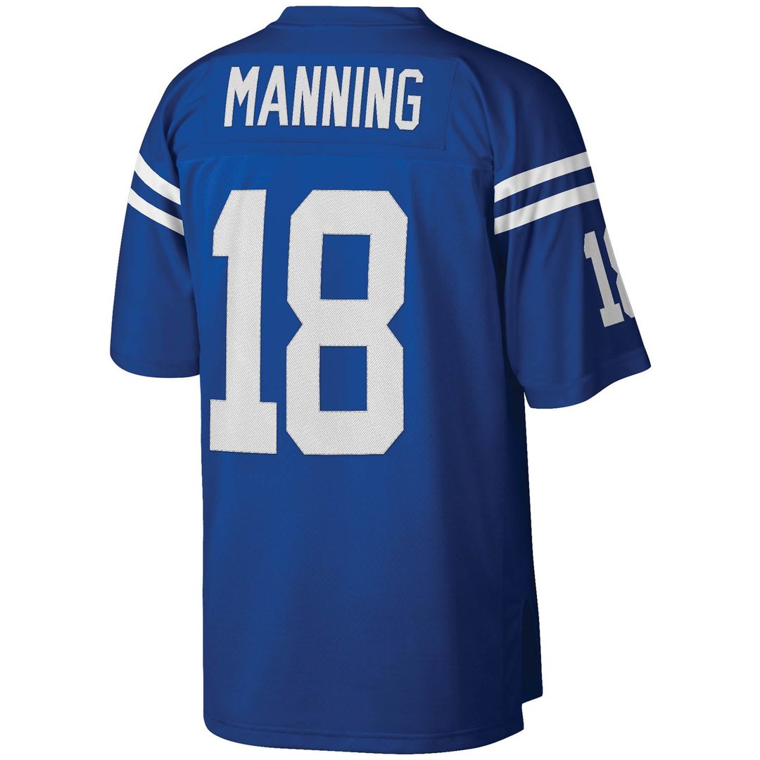 Men's Indianapolis Colts Peyton Manning Mitchell & Ness White Legacy Replica Jersey
