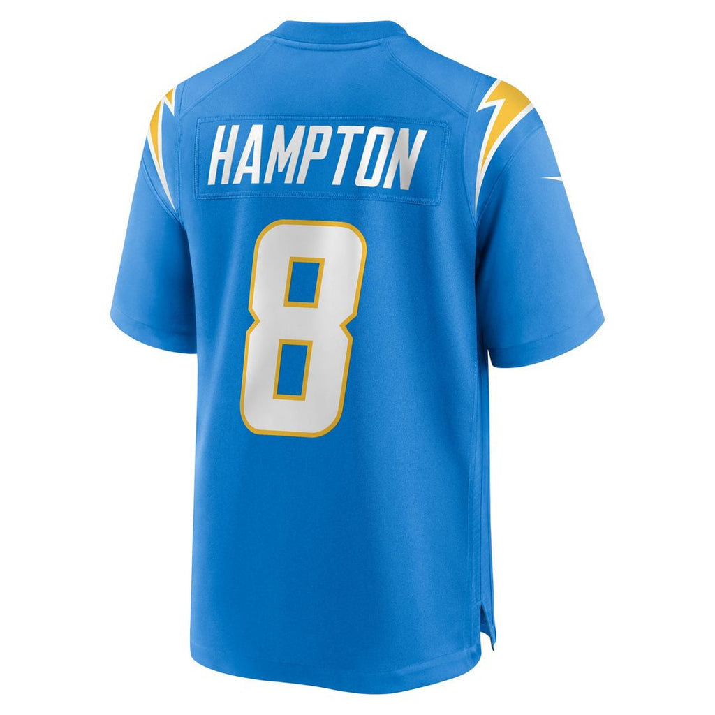 Men's Los Angeles Chargers Omarion Hampton Nike Navy Alternate Super Chargers Game Player Jersey