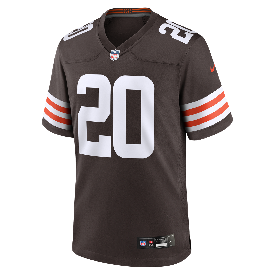 Men's Cleveland Browns Greg Newsome II Nike Brown Game Jersey