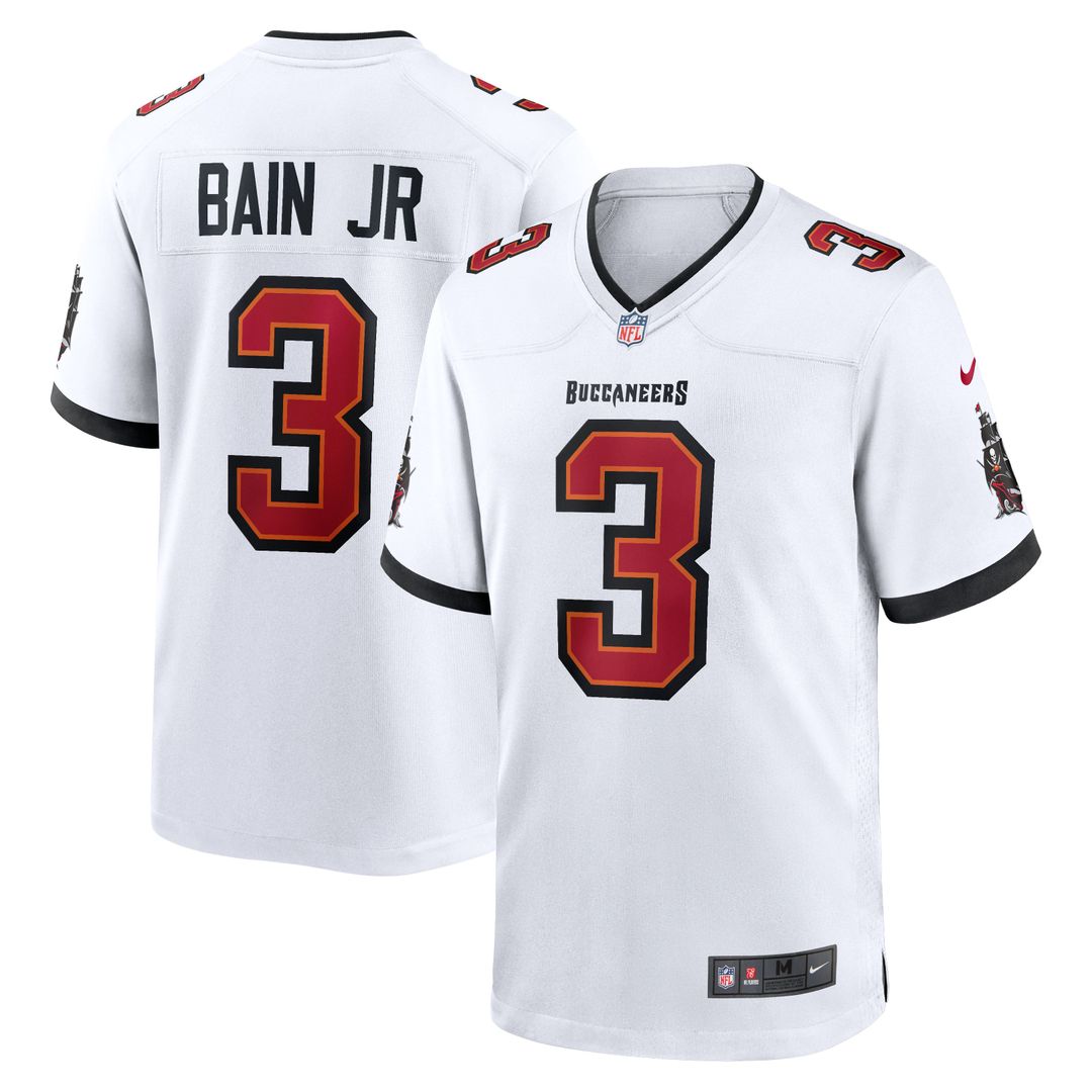 Men's Tampa Bay Buccaneers Rueben Bain Jr. Nike Red Team Game Jersey