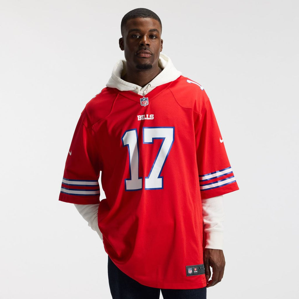 Men's Buffalo Bills Josh Allen Nike Gray Nickel City Game Jersey