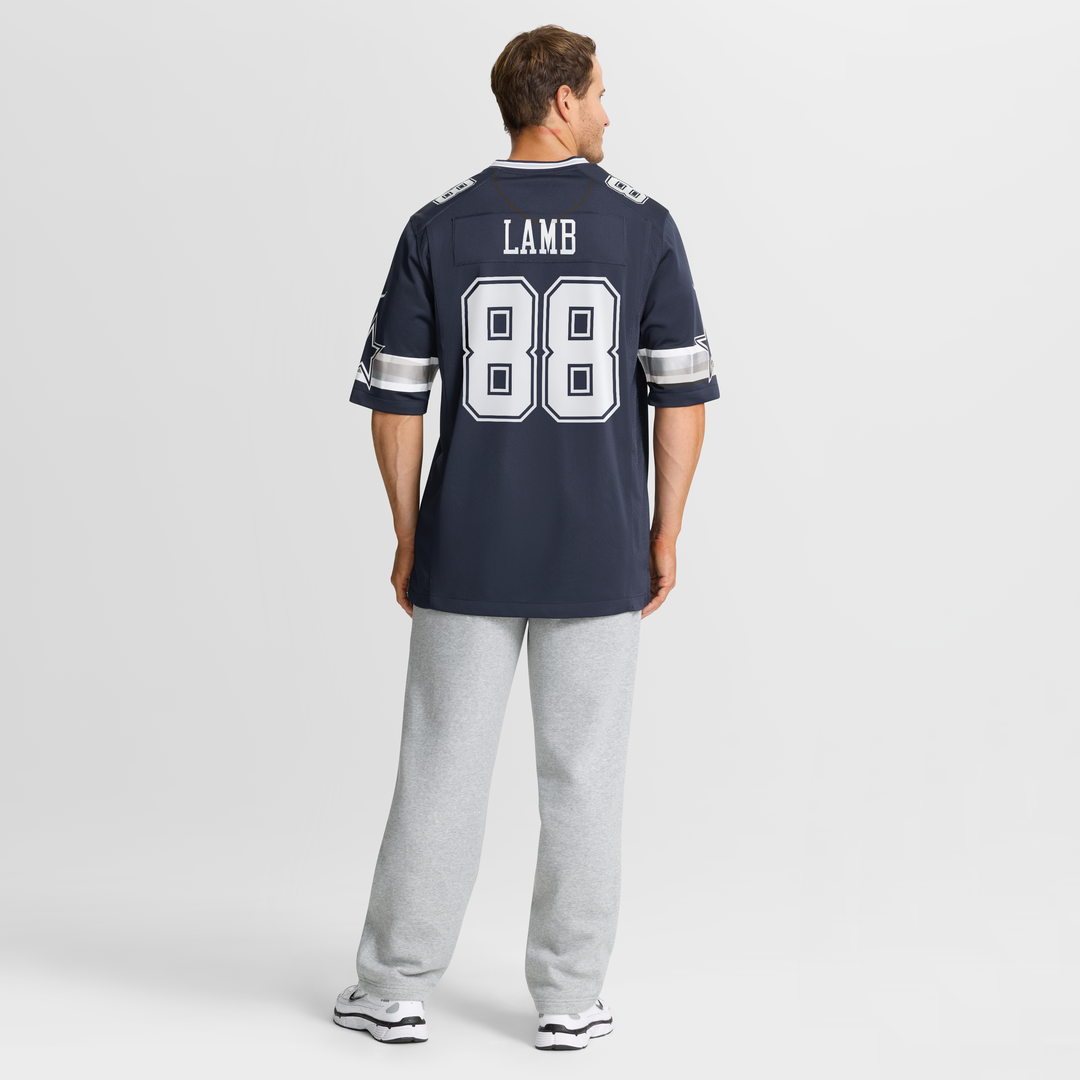Men's Dallas Cowboys CeeDee Lamb Nike Navy Game Jersey