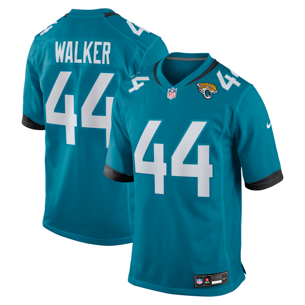 Men's Jacksonville Jaguars Travon Walker Nike Teal Player Game Jersey
