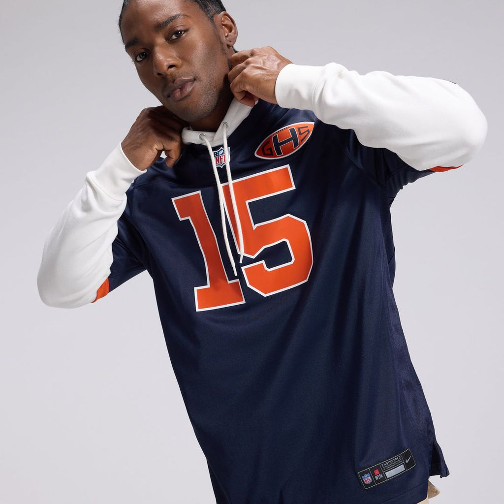 Men's Chicago Bears Rome Odunze Nike Navy 2026 Rivalries Collection Game Jersey