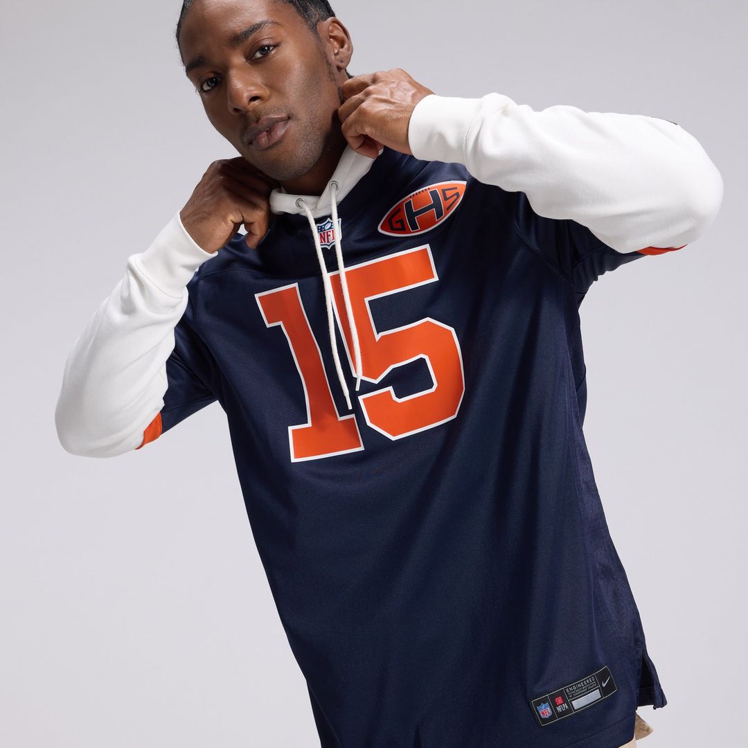 Men's Chicago Bears Rome Odunze Nike Navy 2026 Rivalries Collection Game Jersey