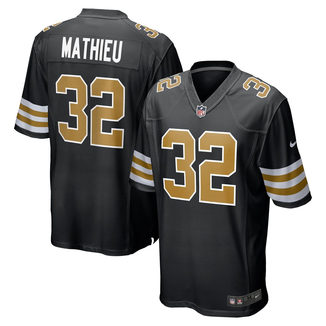 Men's New Orleans Saints Tyrann Mathieu Nike White Alternate Game Jersey