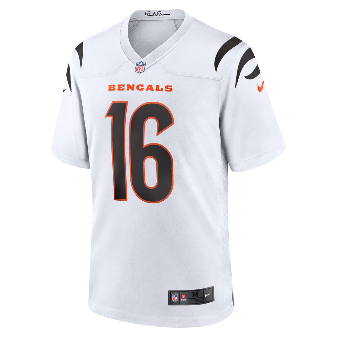 Men's Cincinnati Bengals Joe Flacco Nike  White Game Jersey