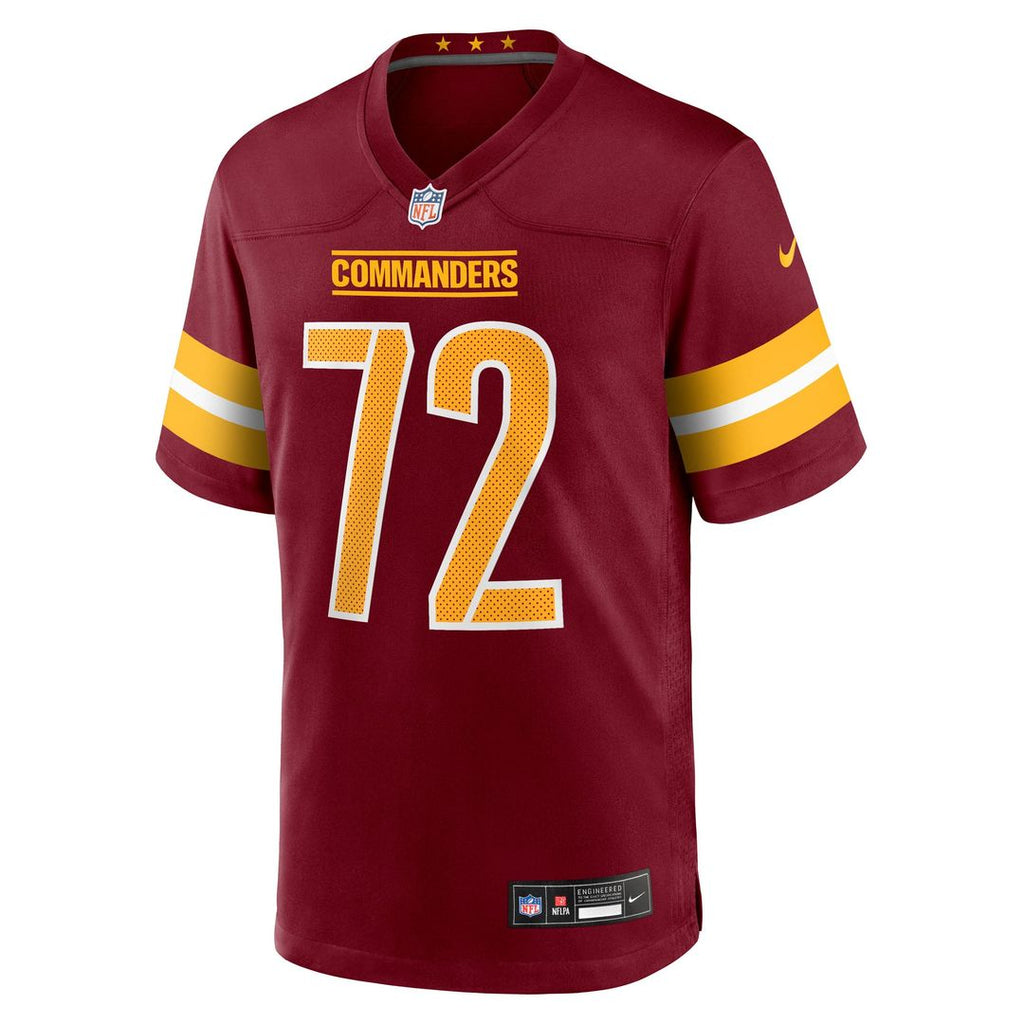 Men's Washington Commanders Josh Conerly Jr. Nike Burgundy Team Game Jersey