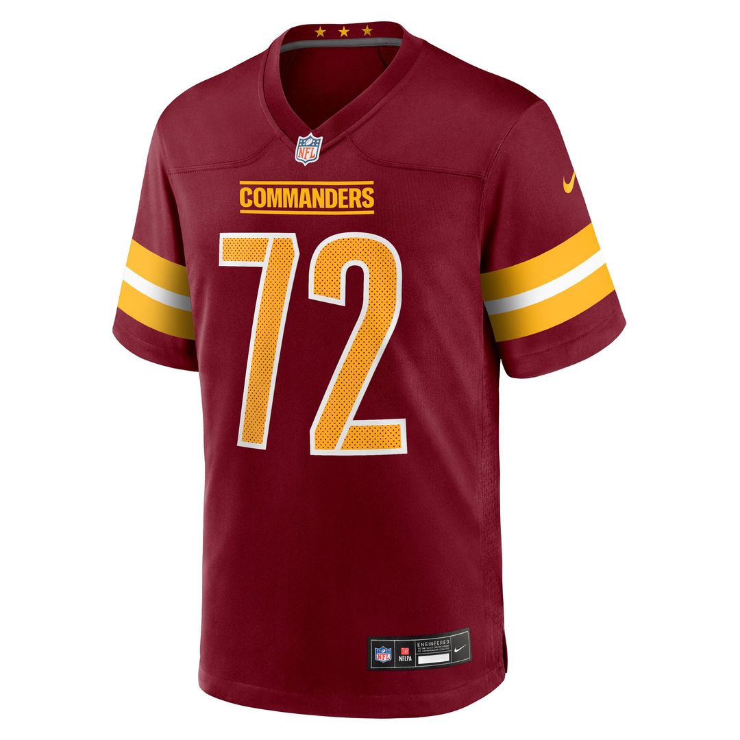 Men's Washington Commanders Josh Conerly Jr. Nike Burgundy Team Game Jersey