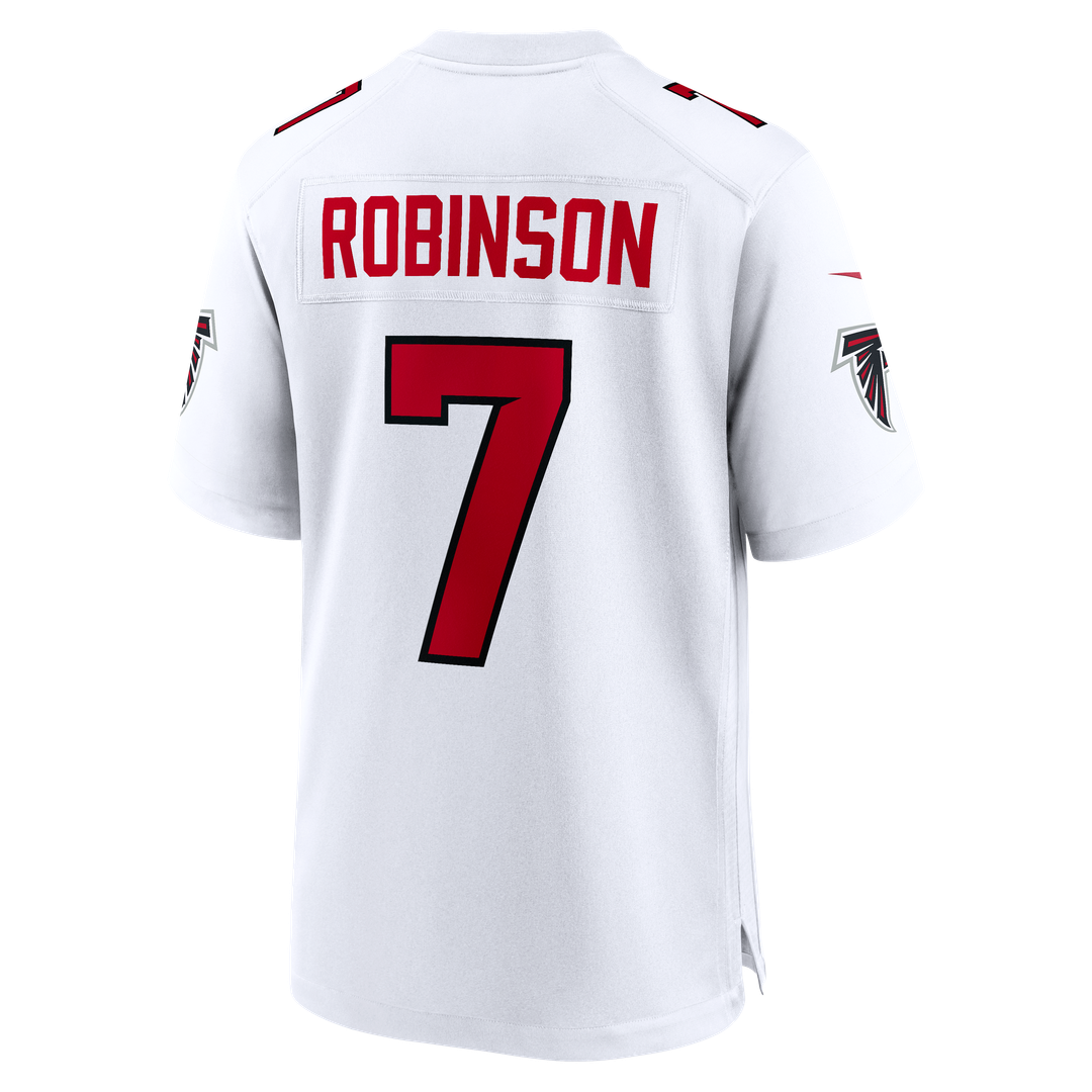 Men's Atlanta Falcons Bijan Robinson Nike White Game Jersey