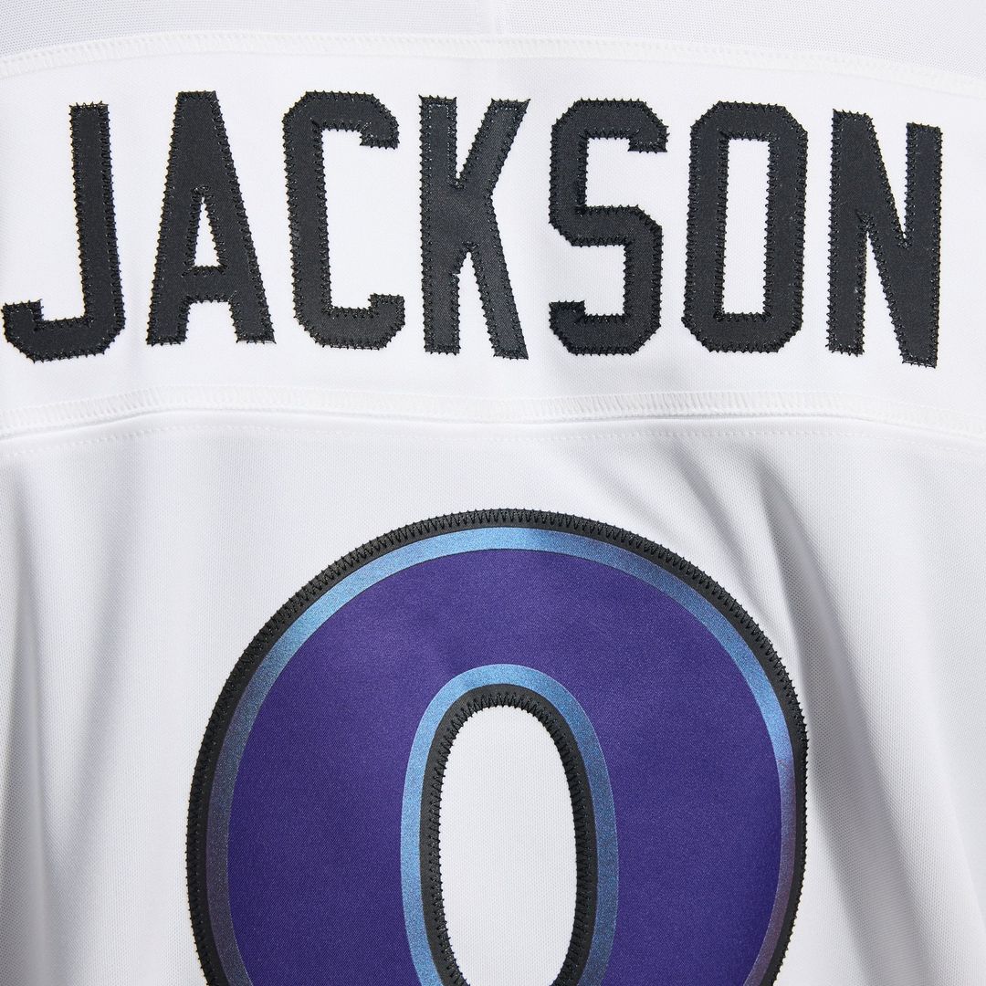 Men's Baltimore Ravens Lamar Jackson Nike White Vapor F.U.S.E. Stitched Limited Jersey