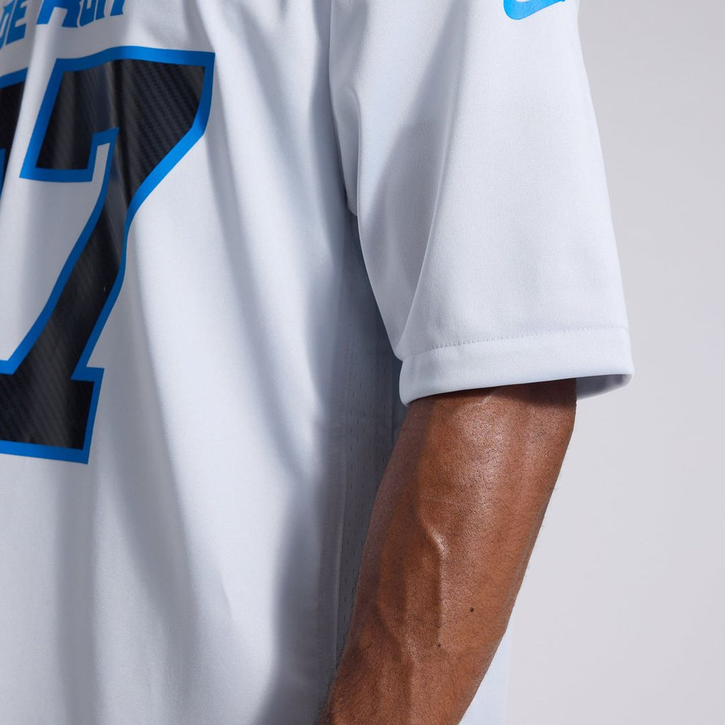 Men's Detroit Lions Aidan Hutchinson Nike Silver 2026 Rivalries Collection Game Jersey