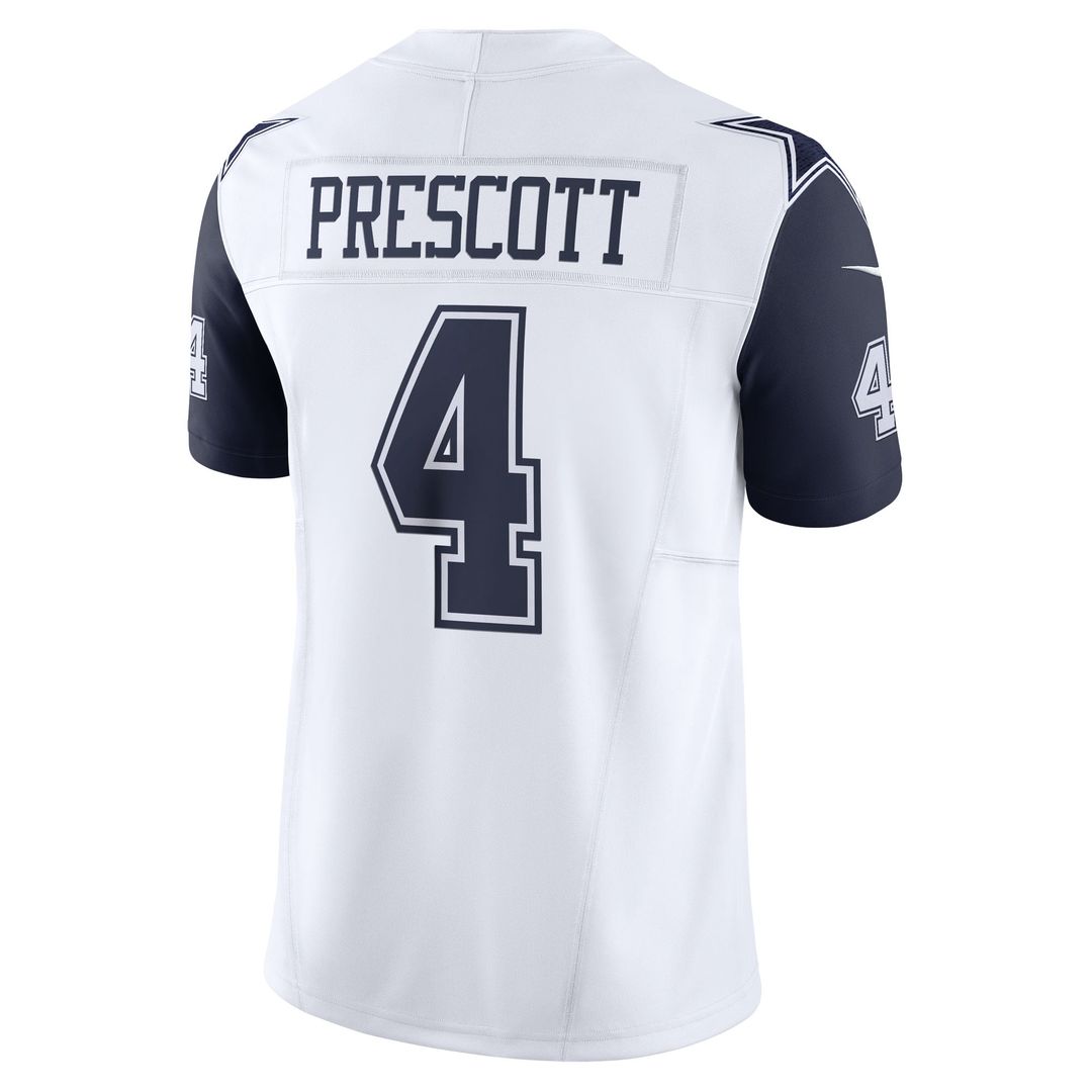 Men's Dallas Cowboys Dak Prescott Nike Navy Vapor F.U.S.E. Limited Jersey