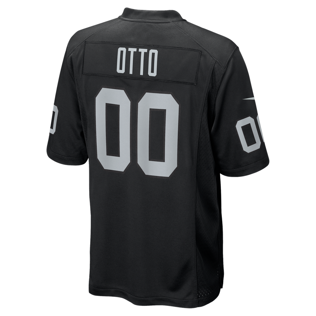 Men's Las Vegas Raiders Jim Otto Nike Black Game Retired Player Jersey