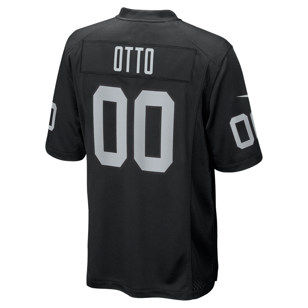 Men's Las Vegas Raiders Jim Otto Nike Black Game Retired Player Jersey