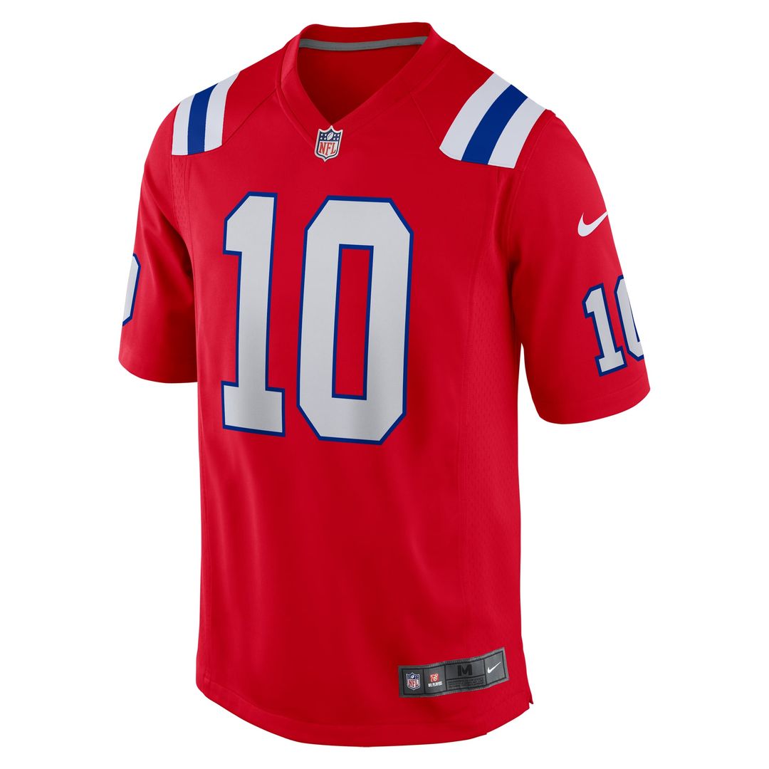 Men's New England Patriots Drake Maye Nike Navy  Player Game Jersey